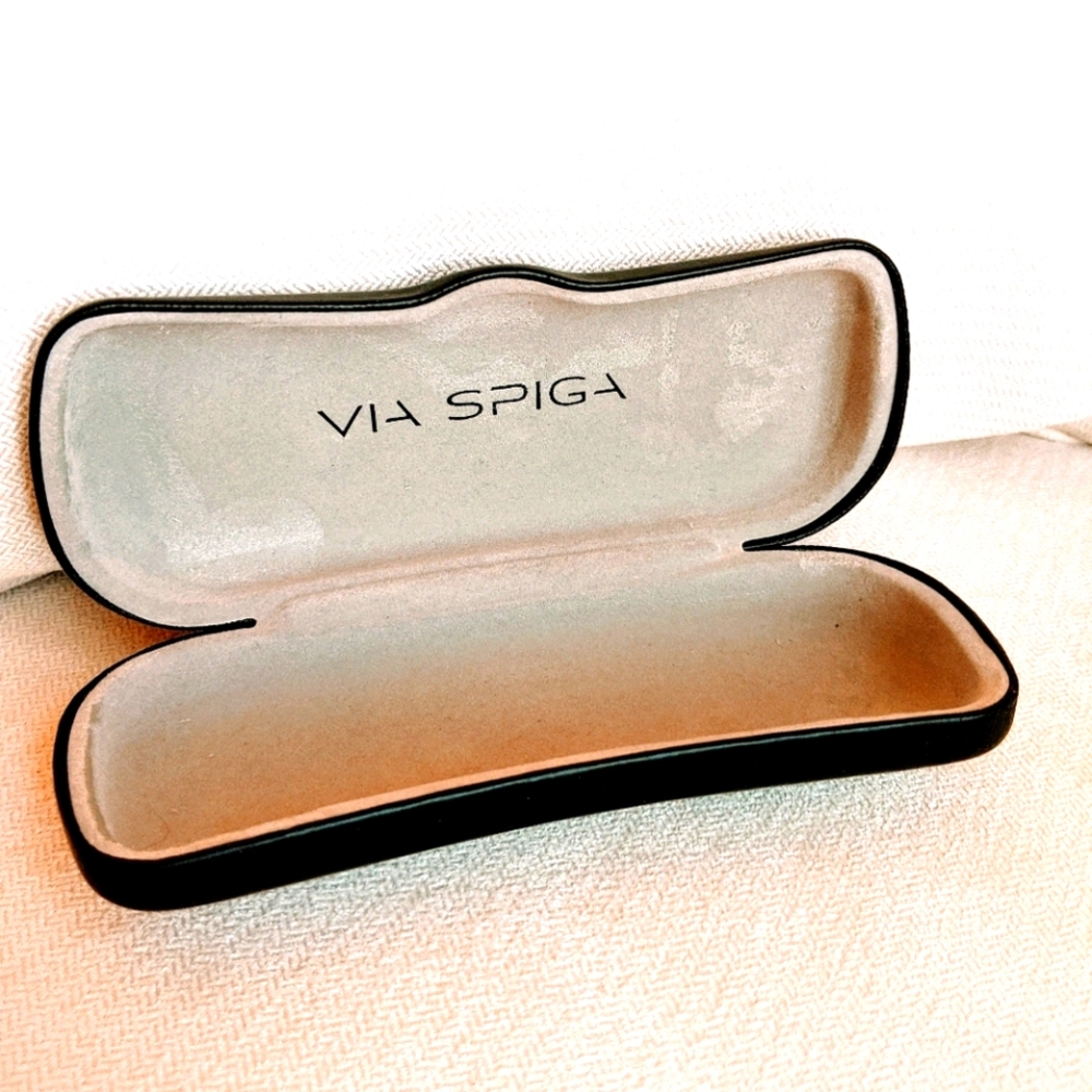 Via Spiga Black Glasses Hard Case
